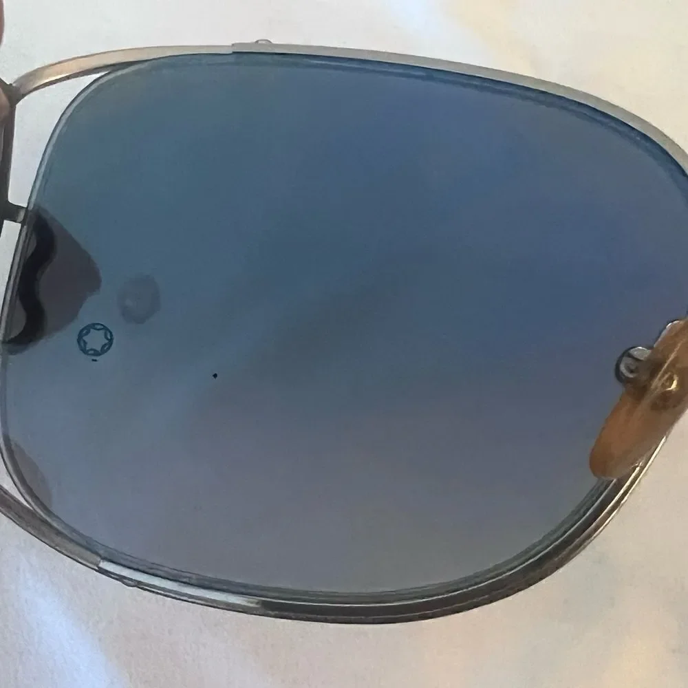 Mont Blanc Sunglasses MB318S  Women Dark Gray Gunmetal Rectangular 60-17 135 mm